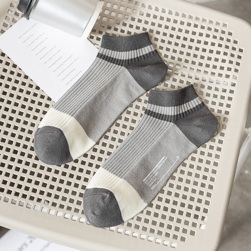 PACK OF 5 - Men's Summer Sweat-Absorbent Sports Socks – Soft &