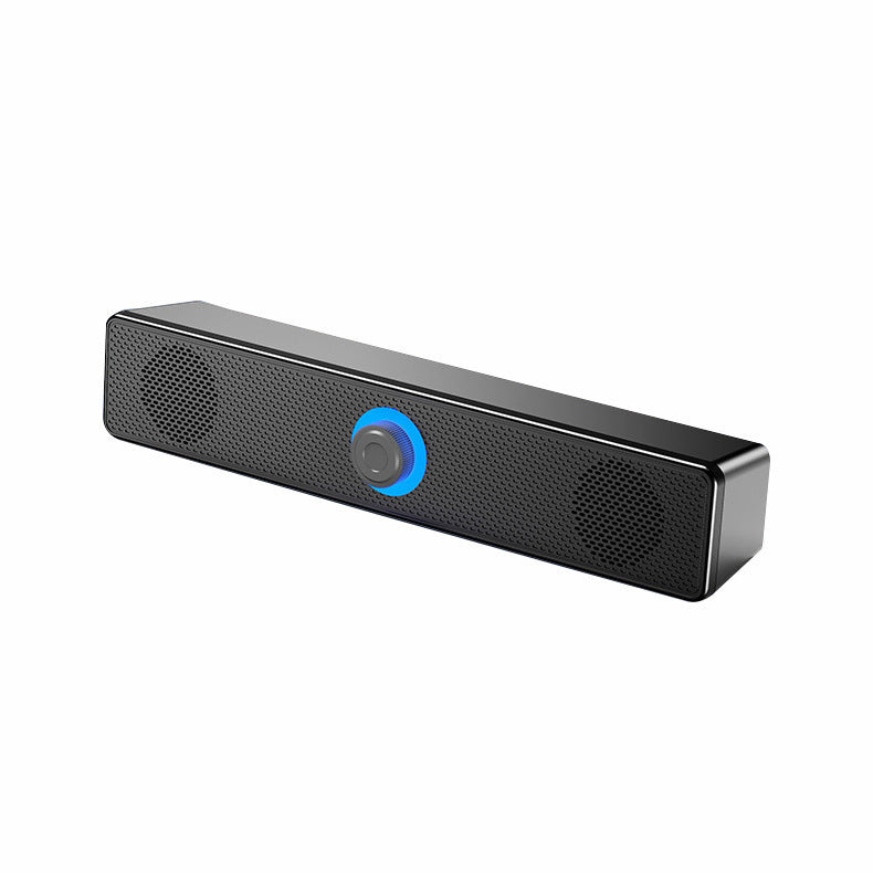 Long Stereo Desktop Bluetooth Speaker with Deep Bass
