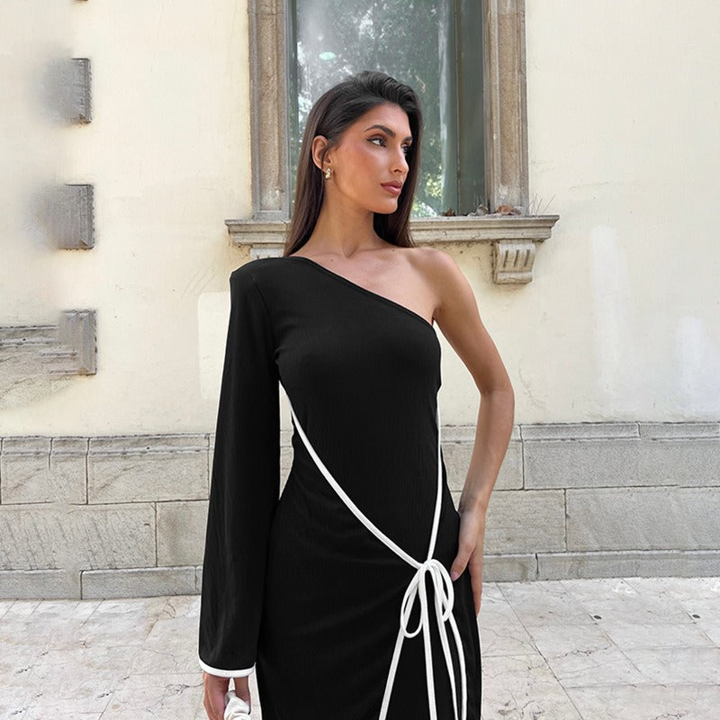 Spring Slimming Knit Dress