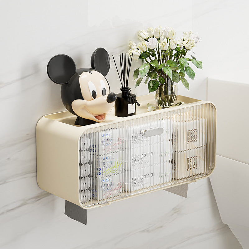 Acrylic Wall-Mounted Washbasin Rack