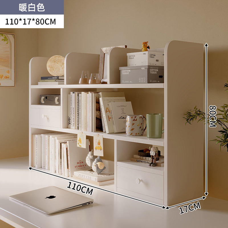 Simple Multi-Layer Desktop Bookshelf Storage Rack