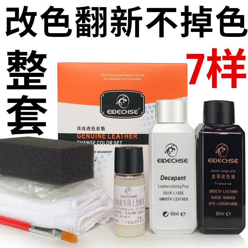 Leather Color Refurbishing and Dye Kit for Shoes and Others