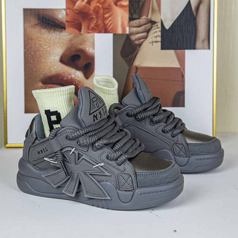 STOCK-High Street Thick Sole Fashion Shoes for Men