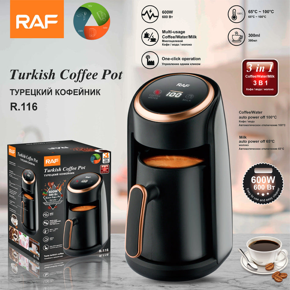 RAF European Standard Turkish Coffee Pot & Tea Maker