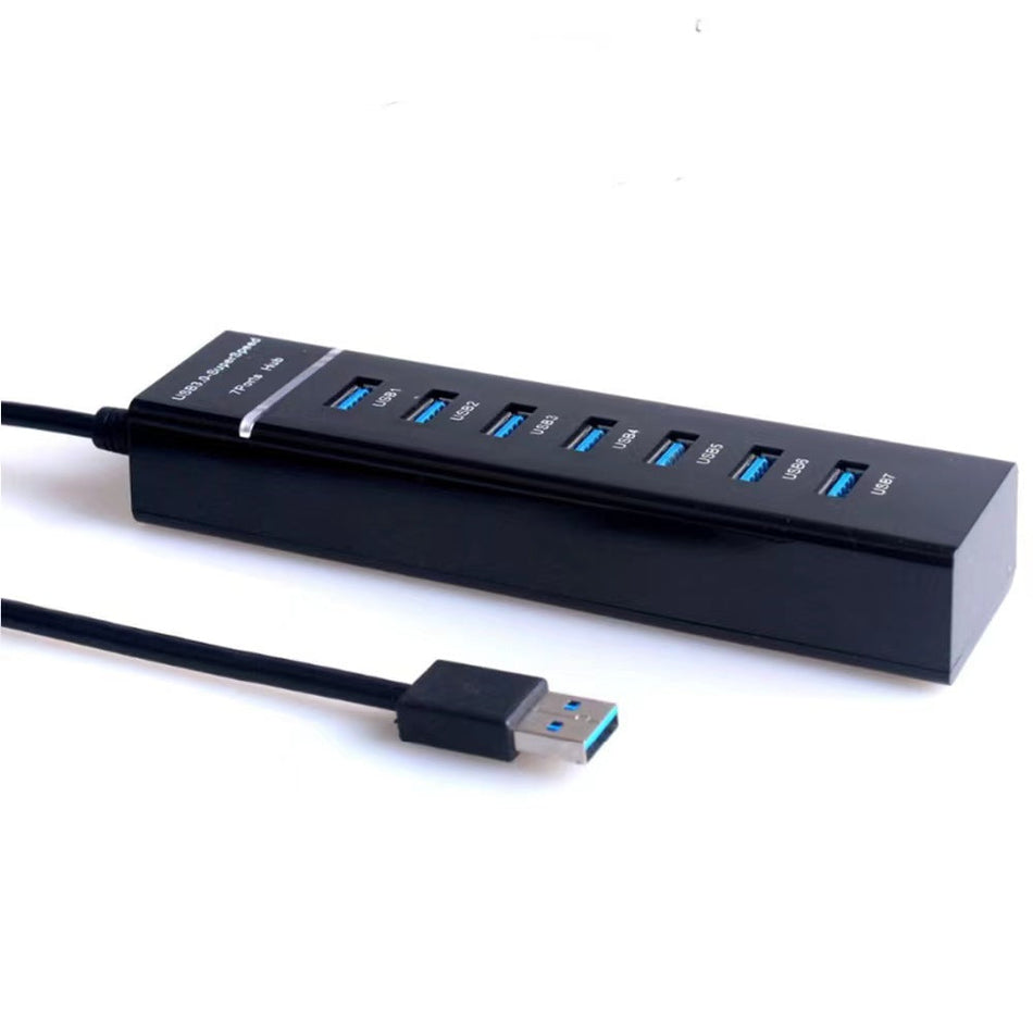 7-Port USB 3.0 Splitter Hub Notebook High-Speed Multi-Interface