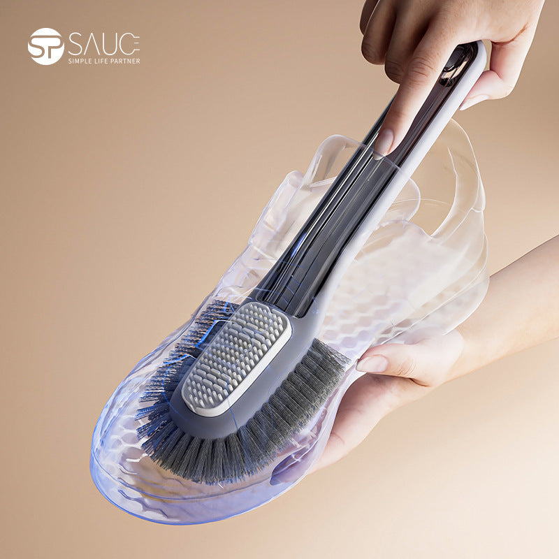 Soft Hair Long-Handle Multifunctional Household Shoe Brush