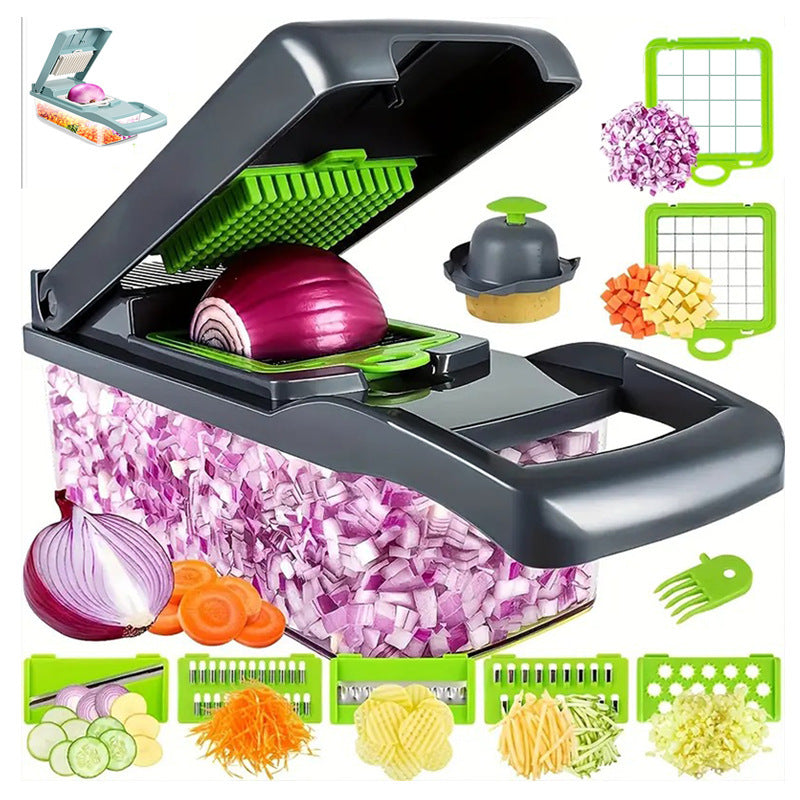 16-in-1 Multi-Function Vegetable Cutter Potato & Cucumber