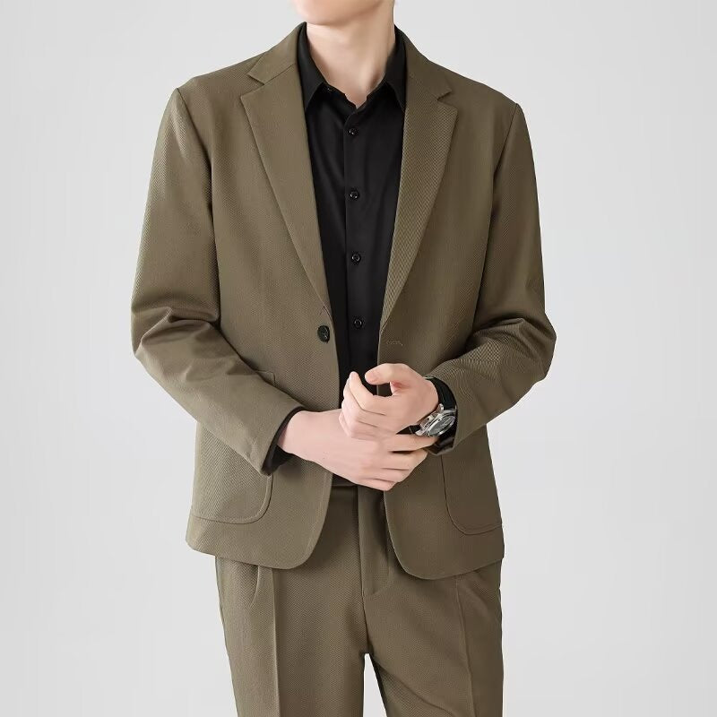 STOCK - Men's Slim Fit Formal Suit Trousers