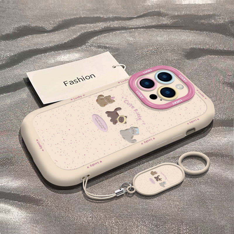 STOCK-Coffee Kitten Lanyard Case (iPhone 14 Pro Max, etc.)