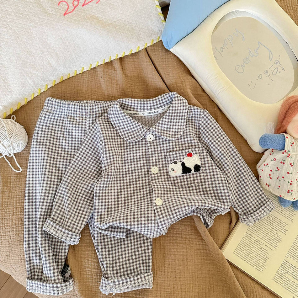 STOCK-Kids’ Brushed Velvet Pajamas