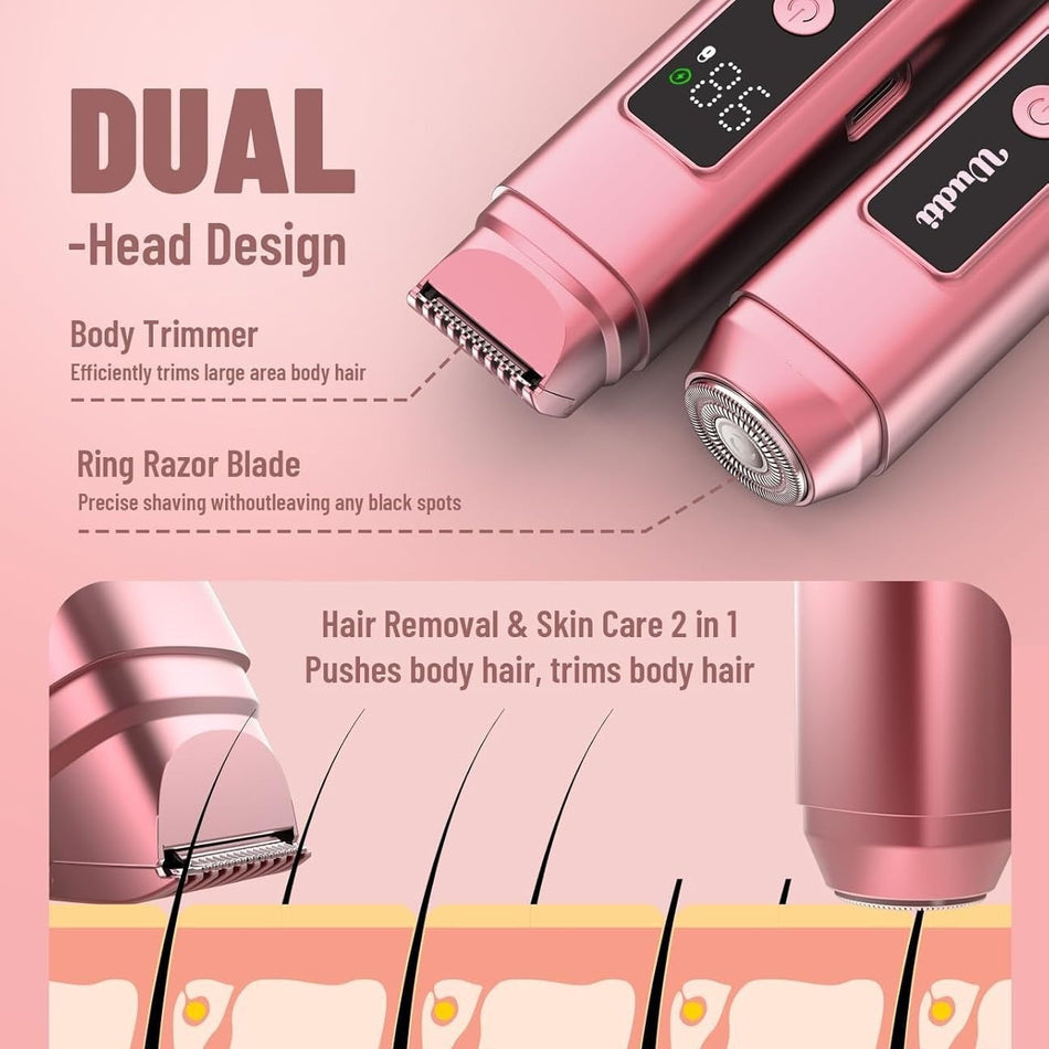 Digital Display Double-Head Electric Epilator