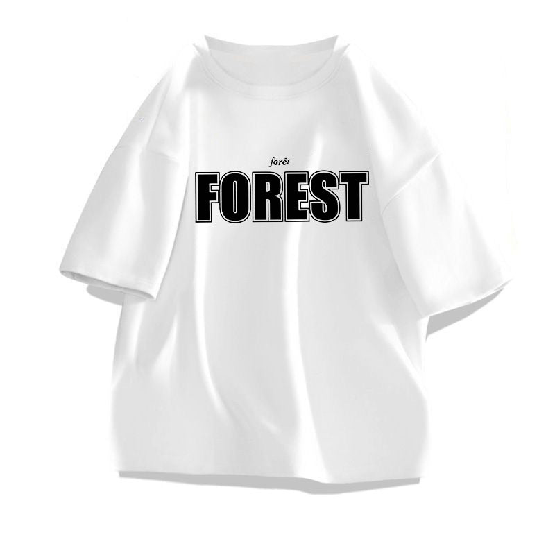 Men's Combed Cotton Hooded T-Shirt Loose Fit Casual Top