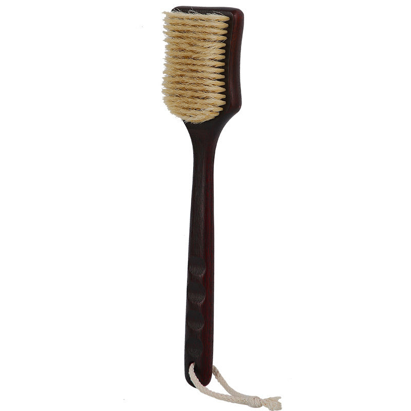 Ebony Long Handle Bath Brush Soft Hair Back Scrubber