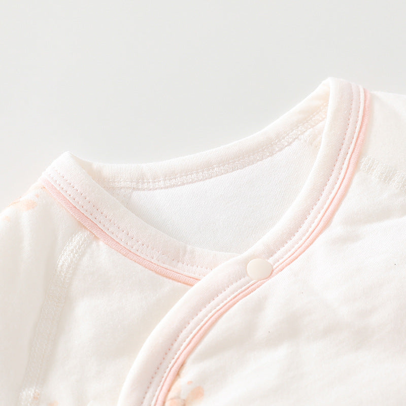 Newborn Baby Butterfly Clothes Class A Cotton Boneless Jumpsuit