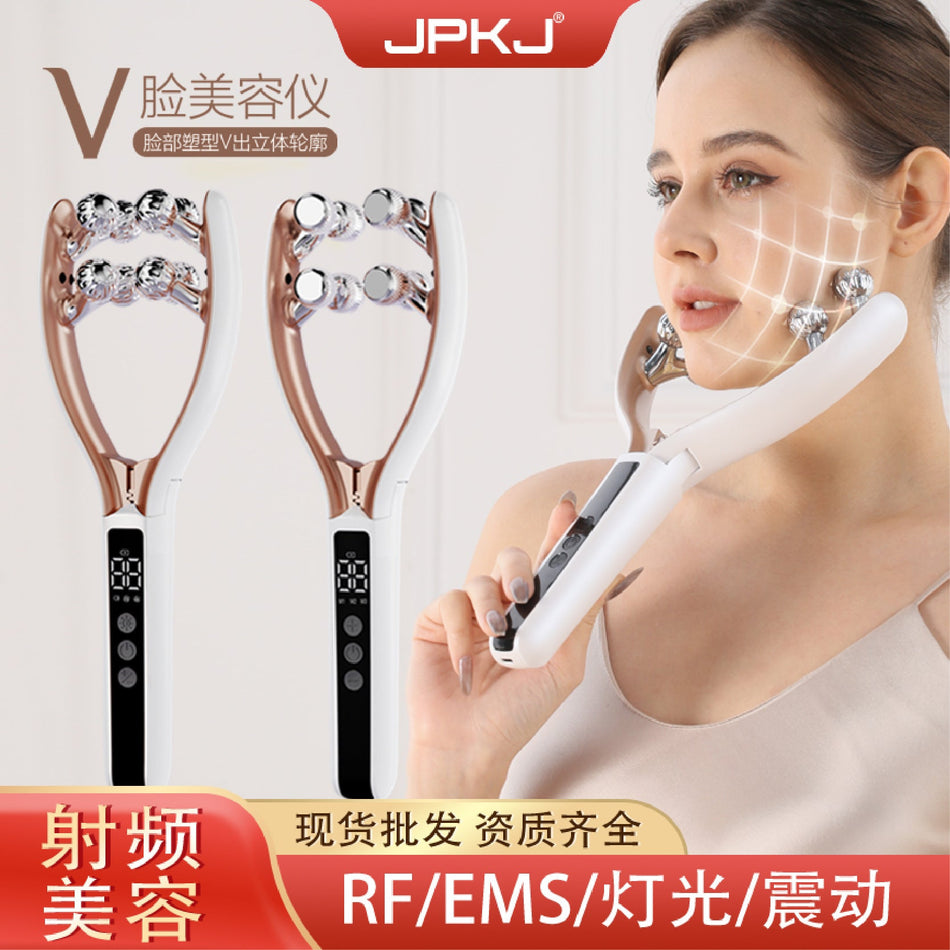 EMS Microcurrent V-Face Roller – Lift & Tone