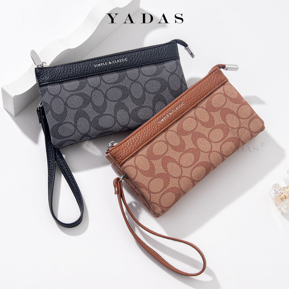 YADAS Classic Oval PU Wrist Wallet Women