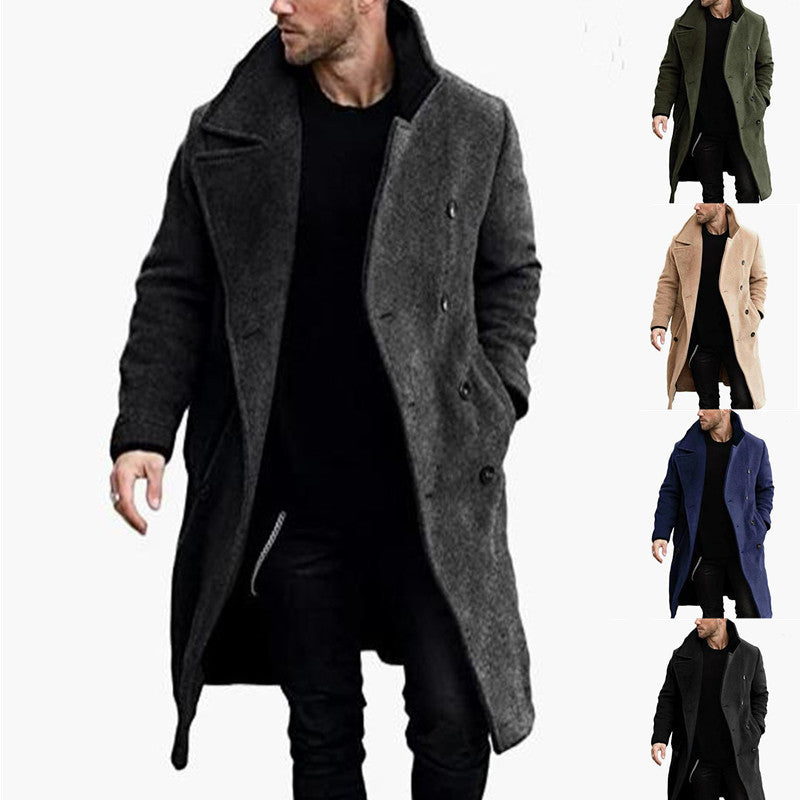 Men’s Thickened Woolen Jacket Autumn-Winter 2026