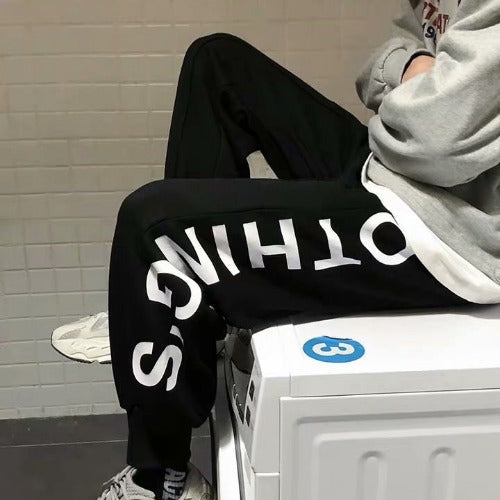 Loose Sports Pants Men’s – Korean Style Hip-Hop Casual Harem