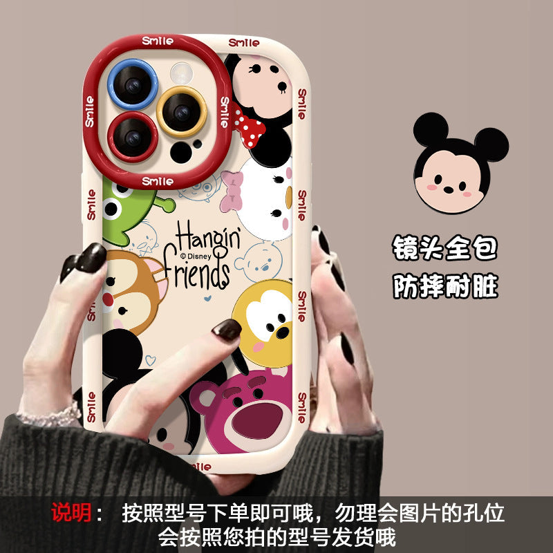 Mickey Bear Soft Case for iPhone Series