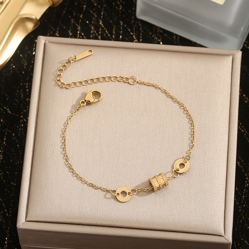 Slim Forest-Style Bracelet – Elegant Minimal Gift for Her