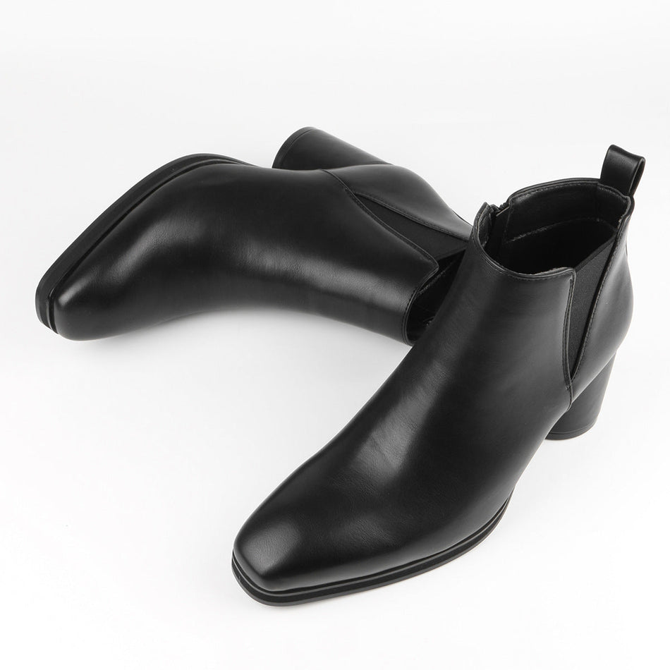 Business Chelsea Boots – Height-Boosting Cowboy Design