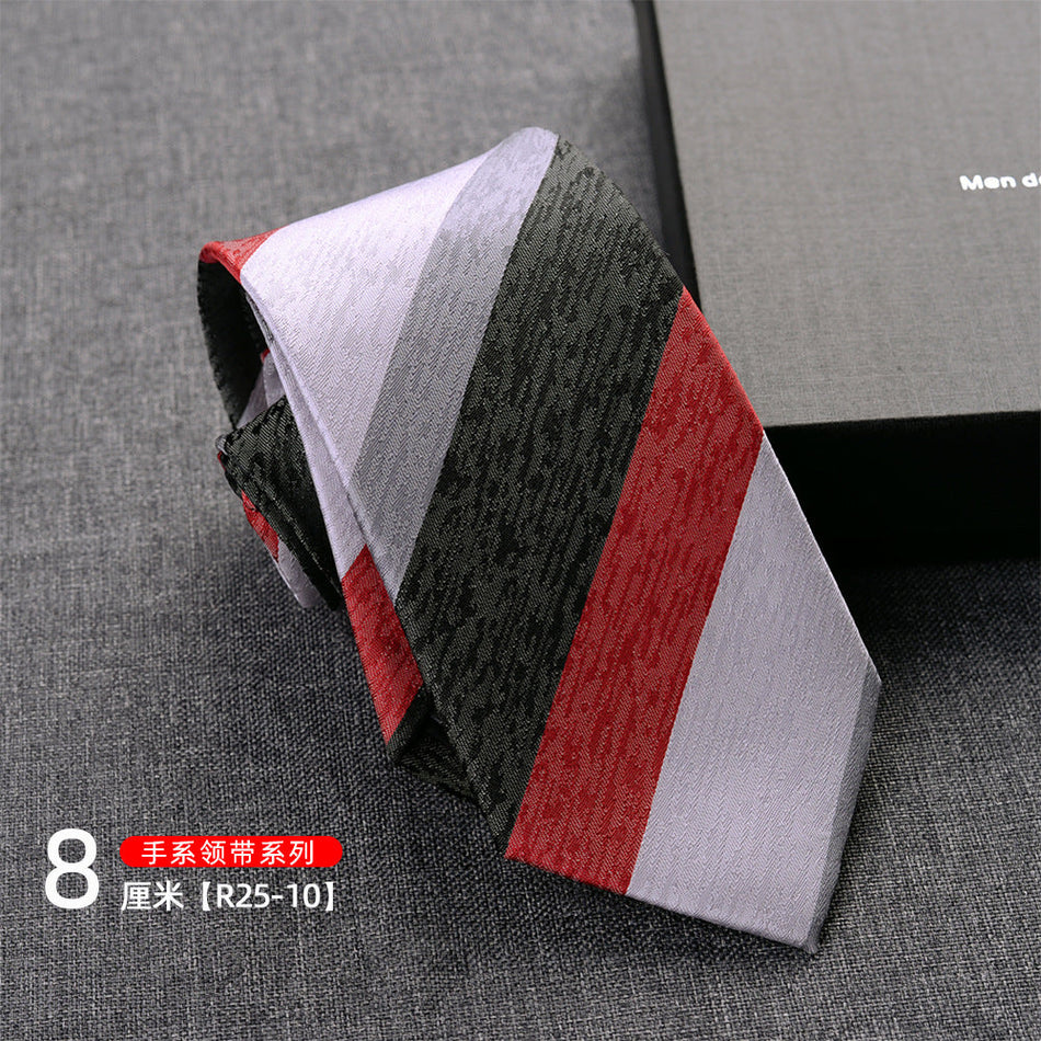 INSTOCK-Men's Striped Tie  British Style Business Dress Accessory