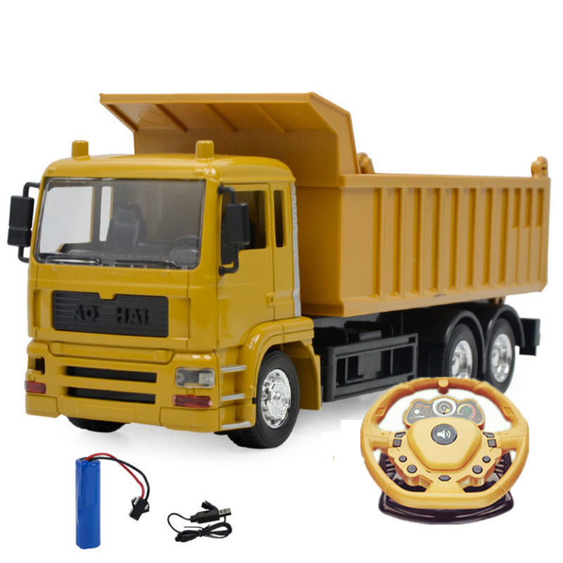 Wireless RC Alloy Dump Truck Toy for Kids – Oohai Model
