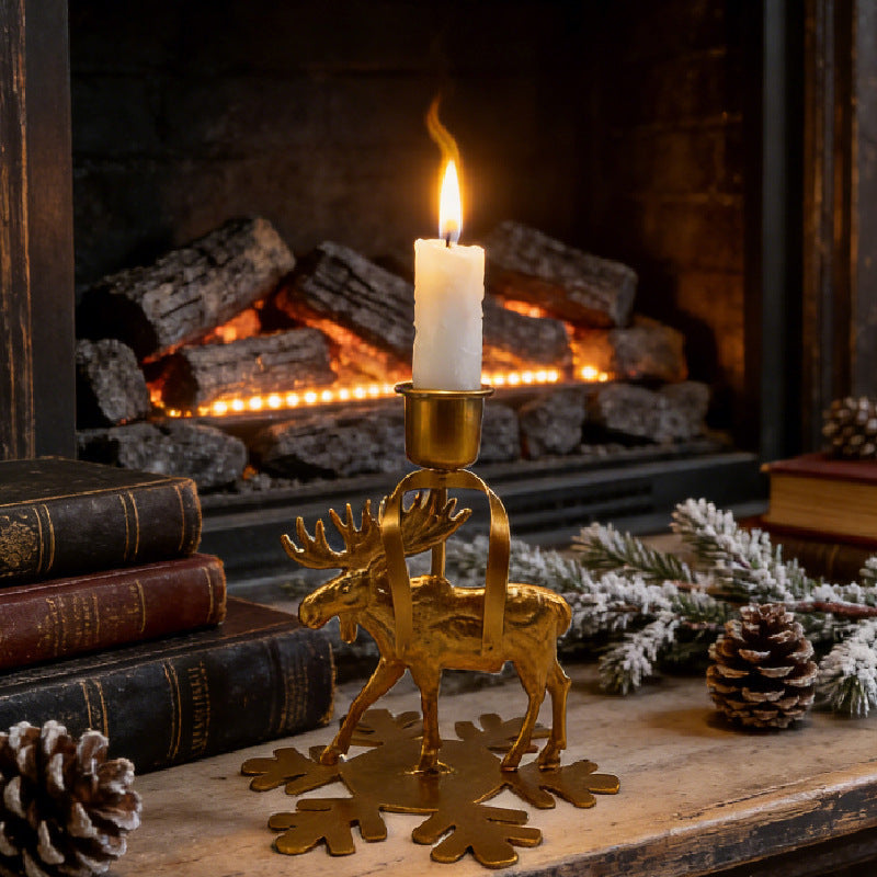 Iron Craft Christmas Candlestick – Creative Home Decor