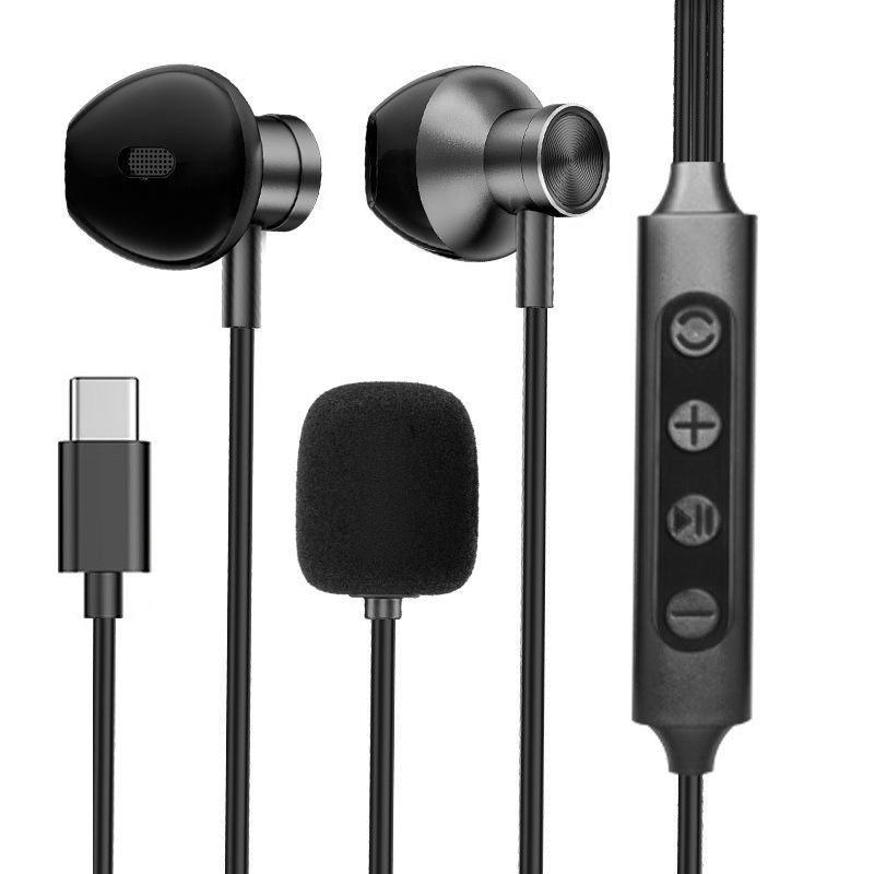 Professional Wired Karaoke In-Ear Headset with Mic