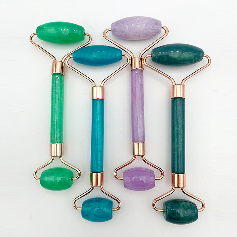 Double Head Resin Face Massage Roller