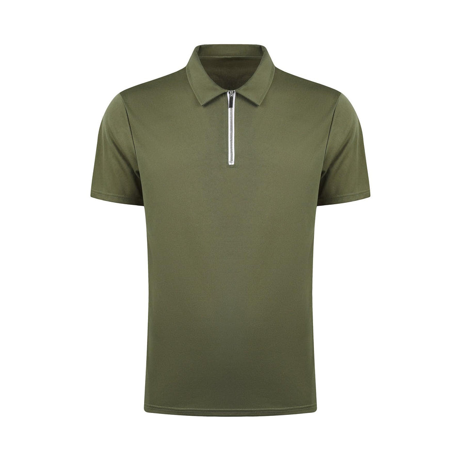 INSTOCK-Solid Color Men's Polo Shirt – 2023 Summer Collection