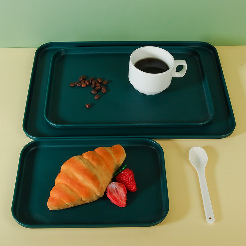 Nordic Plastic Square Tray Home Organizer