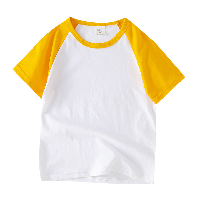 Kids Cotton Printed Crewneck T-Shirt – Group Wear 2024