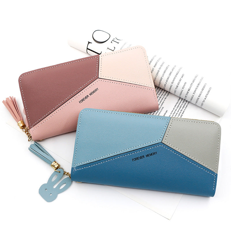Women’s Clutch Wallet – Long Zipper Tassel Mobile Purse