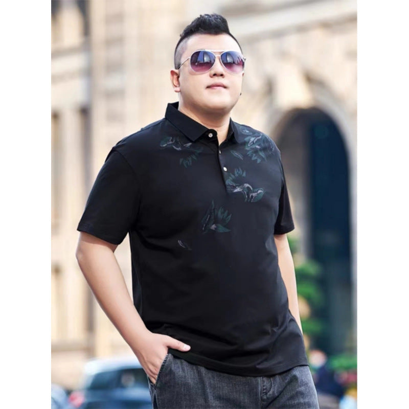 lus Size Men's Summer Polo – Loose Fit Business Casual