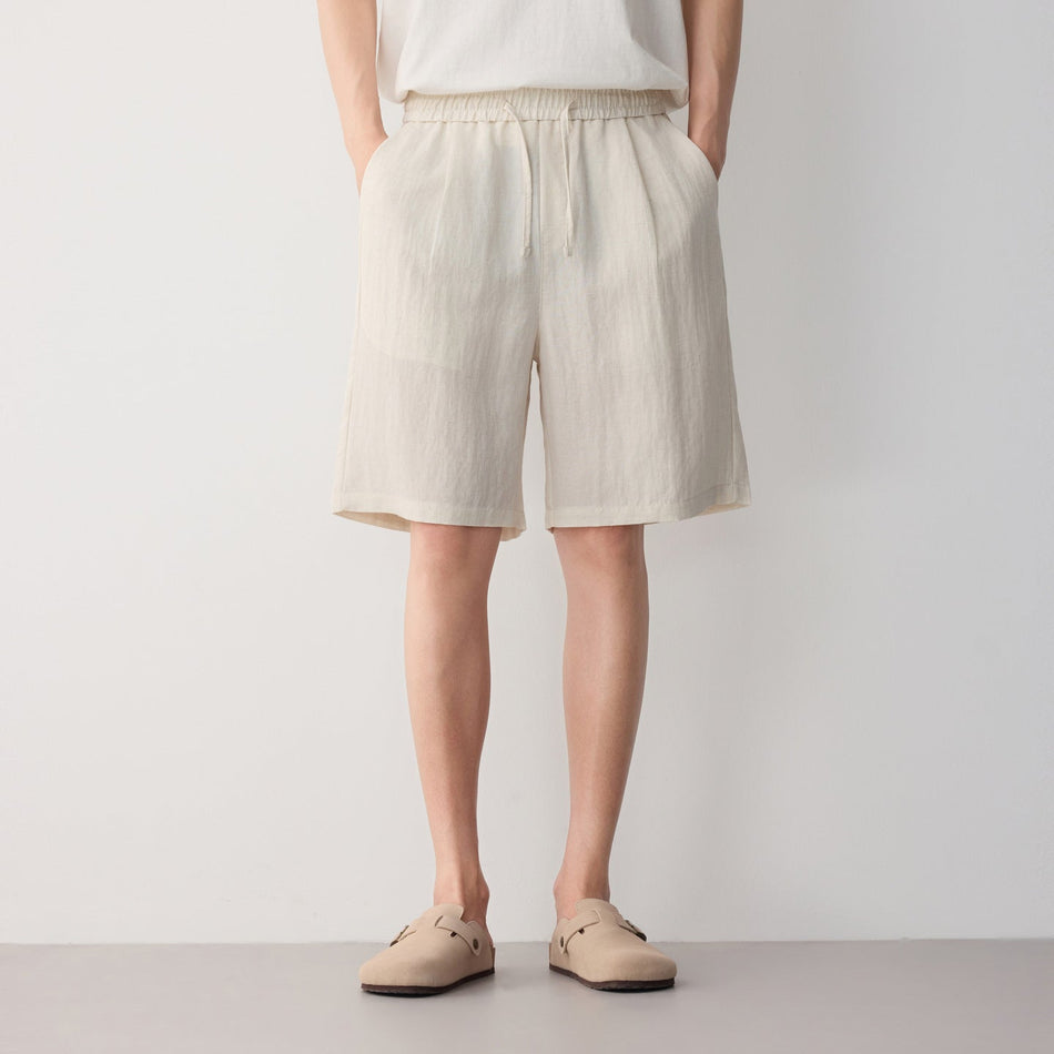 Moomaike Lyocell Blend Commuter Shorts Lightweight Men
