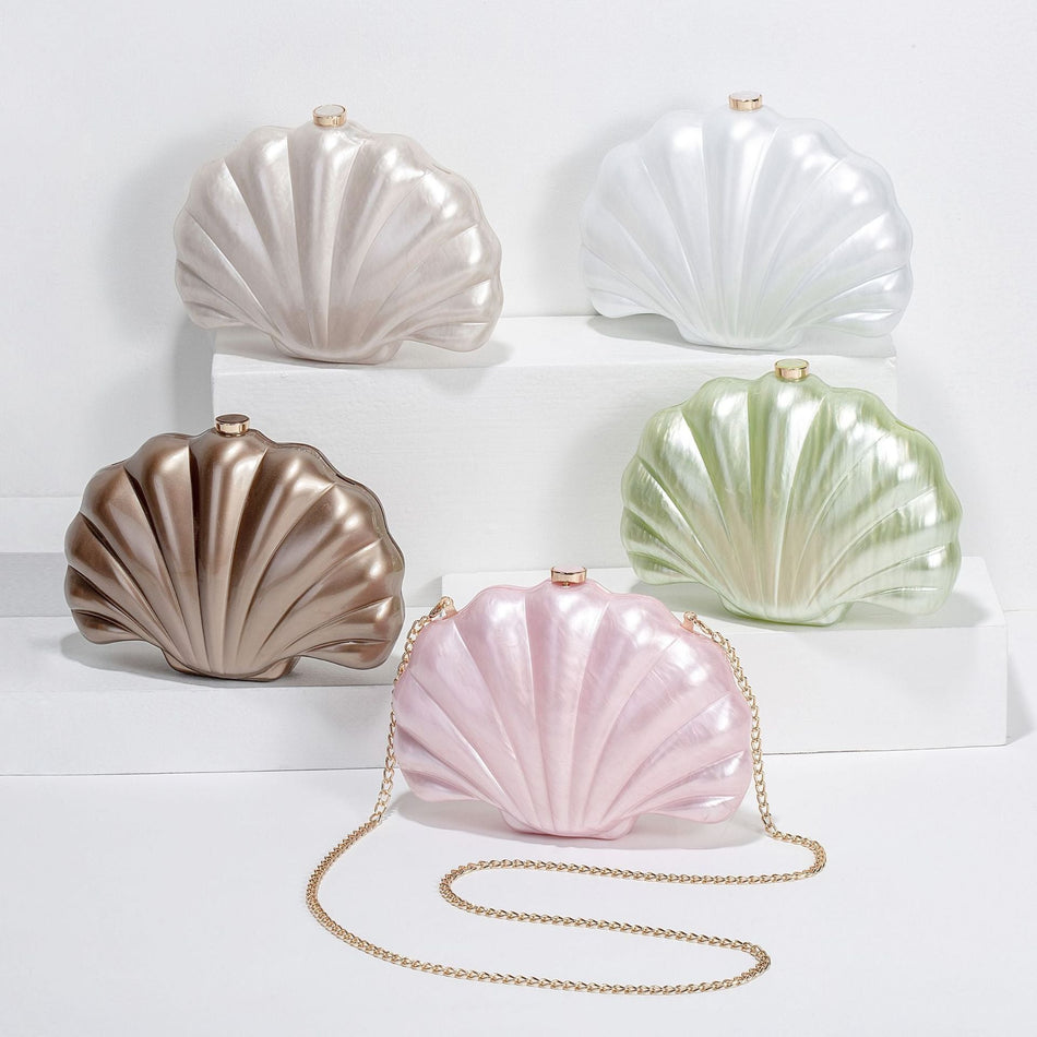 Shell-Shaped Acrylic Bag