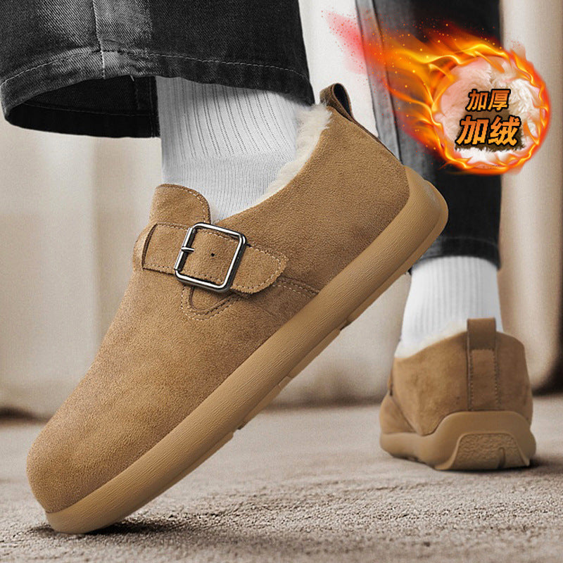Men’s Plus Size Thick-Soled Winter Casual Shoes