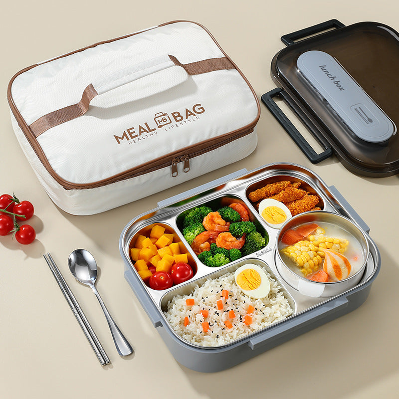 316 Stainless Steel Large-Capacity Separated Insulated Lunch Box