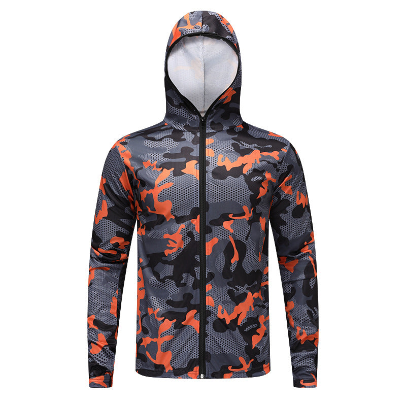 Men’s Ice Silk Sun Protection Jacket Summer UV-Proof Thin