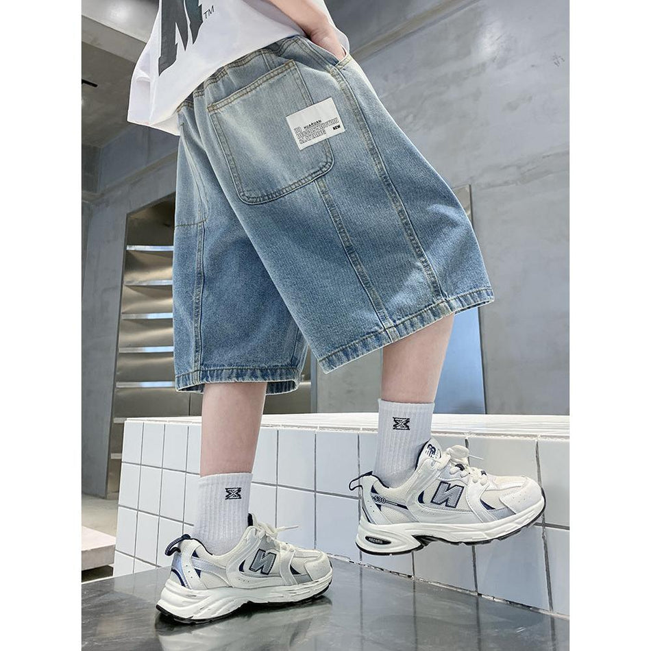 Boys Summer Denim Shorts Medium Large Kids Summer Wear Nepal