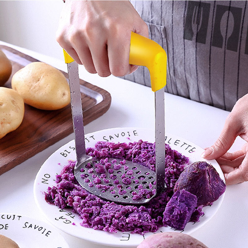 Stainless Steel Manual Potato Masher & Press