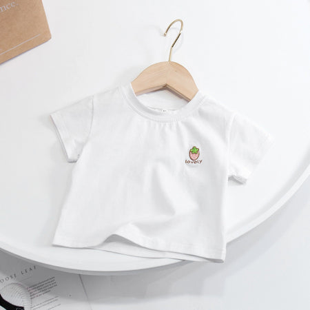 Girls Korean Style Cotton T-Shirt – Cute Summer Top – T-Shirts – Image 12