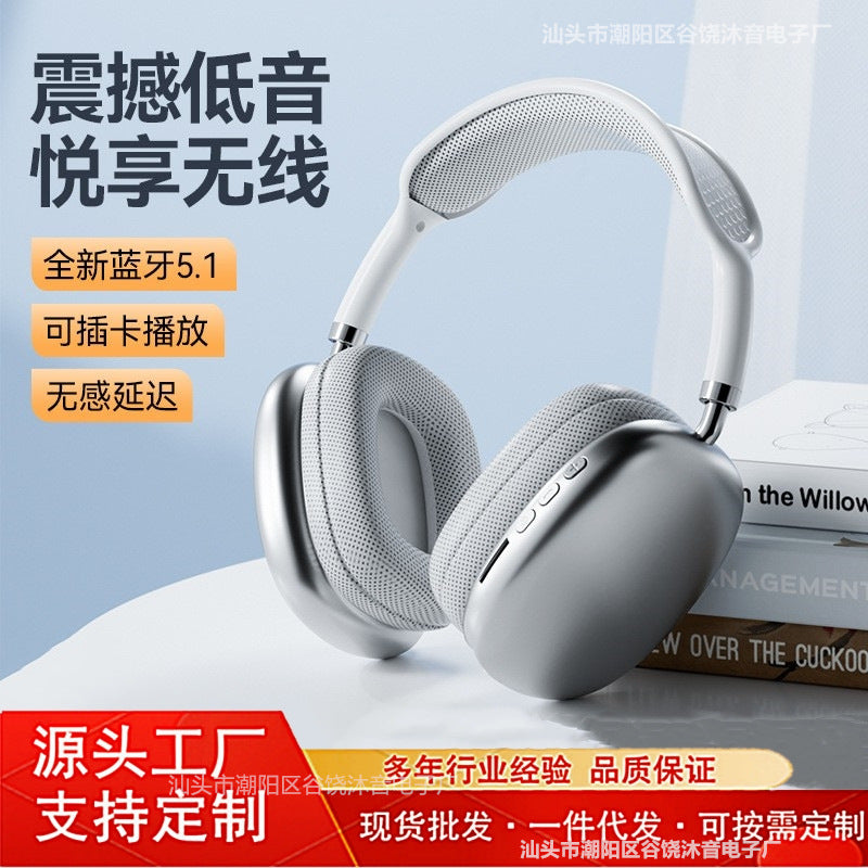 P9ProMax Wireless Bluetooth Headset with Subwoofer for Apple