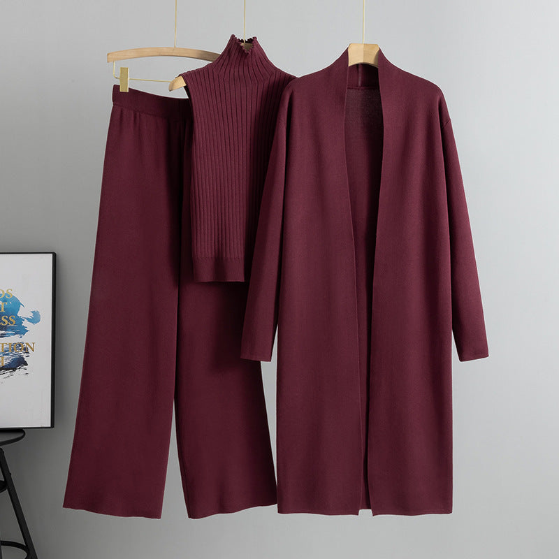 Knitted 3-Piece Set for womens 2025 | Cozy & Trendy