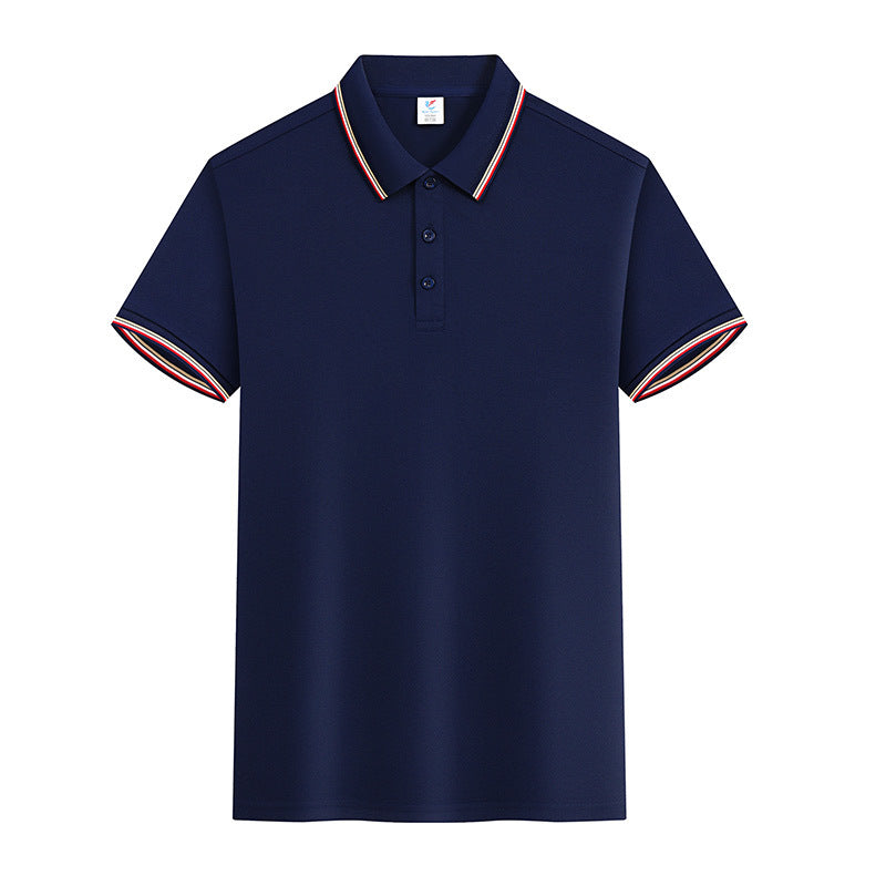 Custom Men’s Polo Work Shirt Logo Printed Short Sleeve