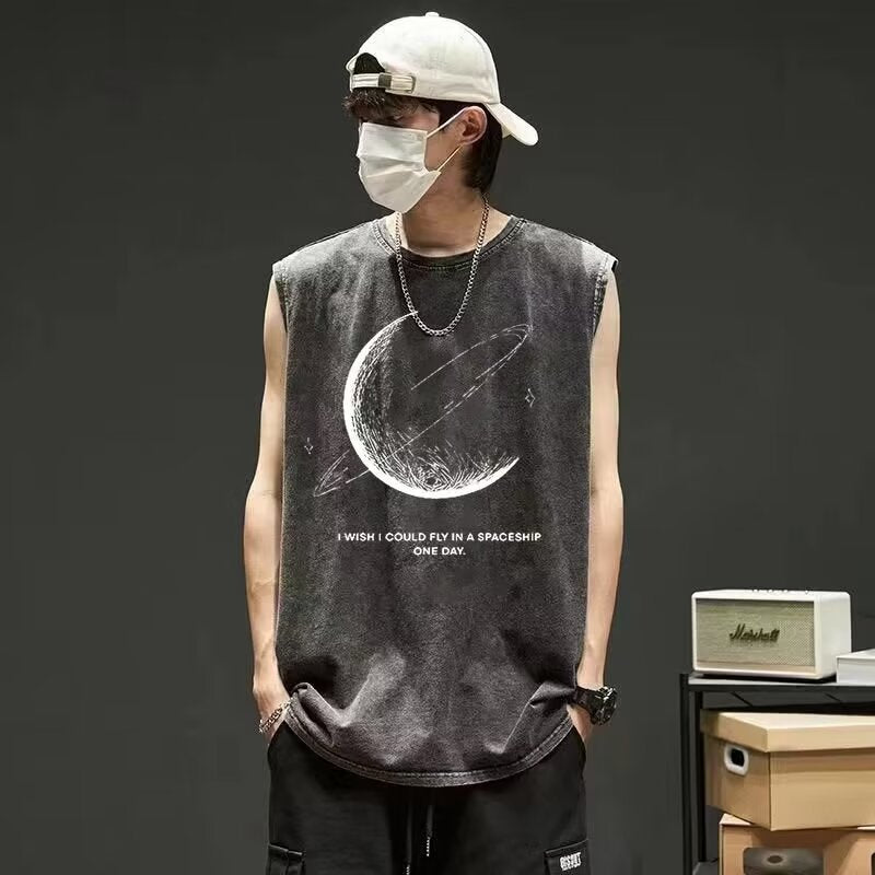 Pure Cotton Sleeveless Vest