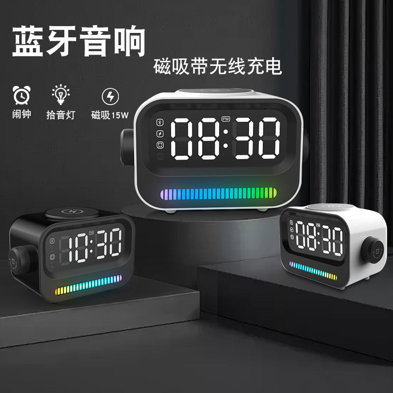 AI Smart Bluetooth Speaker with Clock 2025