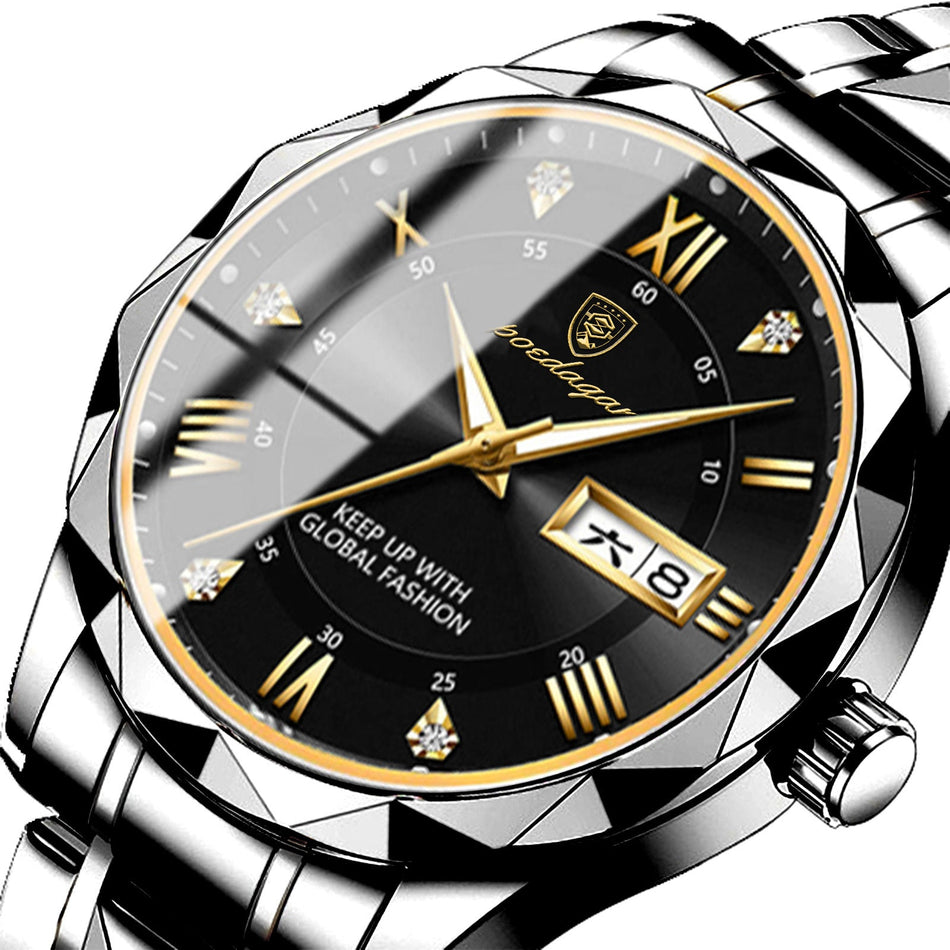 STOCK-Watches for Men 2025 | Luminous Waterproof Quartz