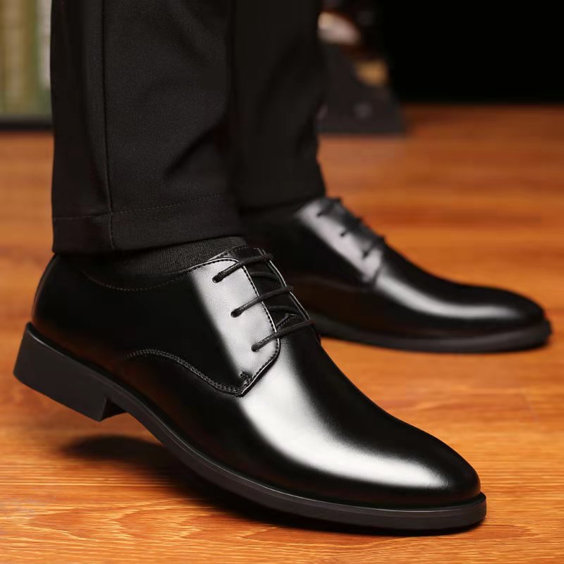 Men’s Leather Formal Shoes – Business Classic Slip-Ons